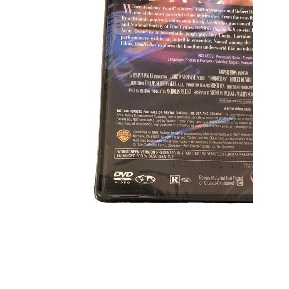 1990 Goodfellas DVD - NEW Sealed - Picture 4 of 4
